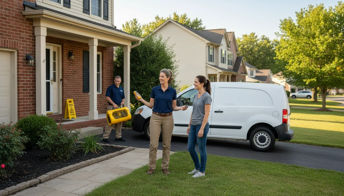 Residential water damage restoration in Oak Park, IL